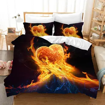 

Punk Skull Bedding Set Luxury Bed Linen Poplin Couple Bed Sheet Duvet Cover Sets Euro Kids Comforters Twin Quilt Overtrek Linen