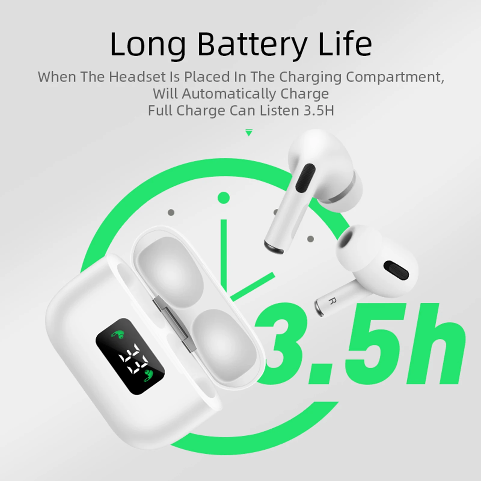 Original New i68 TWS Wireless Headphones LED GPS Display Headset Stereo Earbuds Touch For All Smart Phone