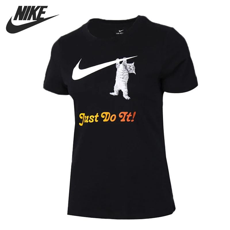Оригинальный Новое поступление NIKE AS W футболка NSW SWOOSH CAT женские футболки с