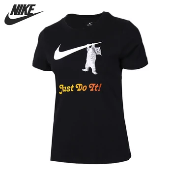 

Original New Arrival NIKE AS W NSW TEE SWOOSH CAT Women's T-shirts short sleeve Sportswear