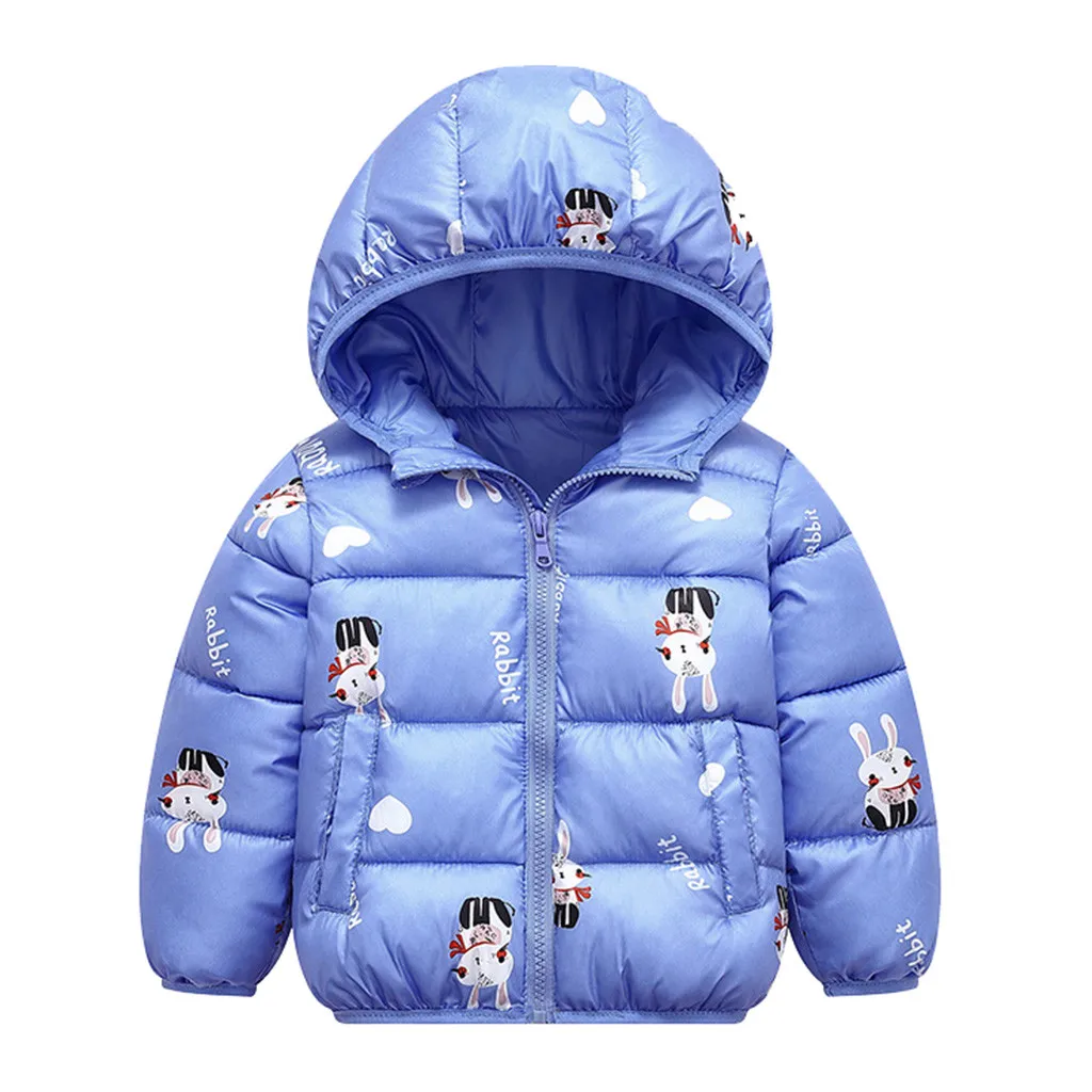 

ARLONEET Baby Girl Boys winter Plush velvet warm Thick hooded parkas coats Windproof Hoodies Jacket Outerwear Outfit CS04
