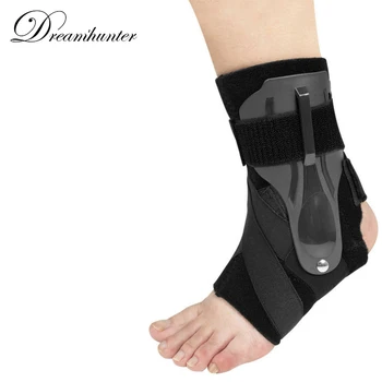 Enkel Ondersteuning Brace Sport Foot Stabilizer Compressie Verstelbare Enkelbandjes Pad Ademende Voetbal Enkelsok Protector 1 pc