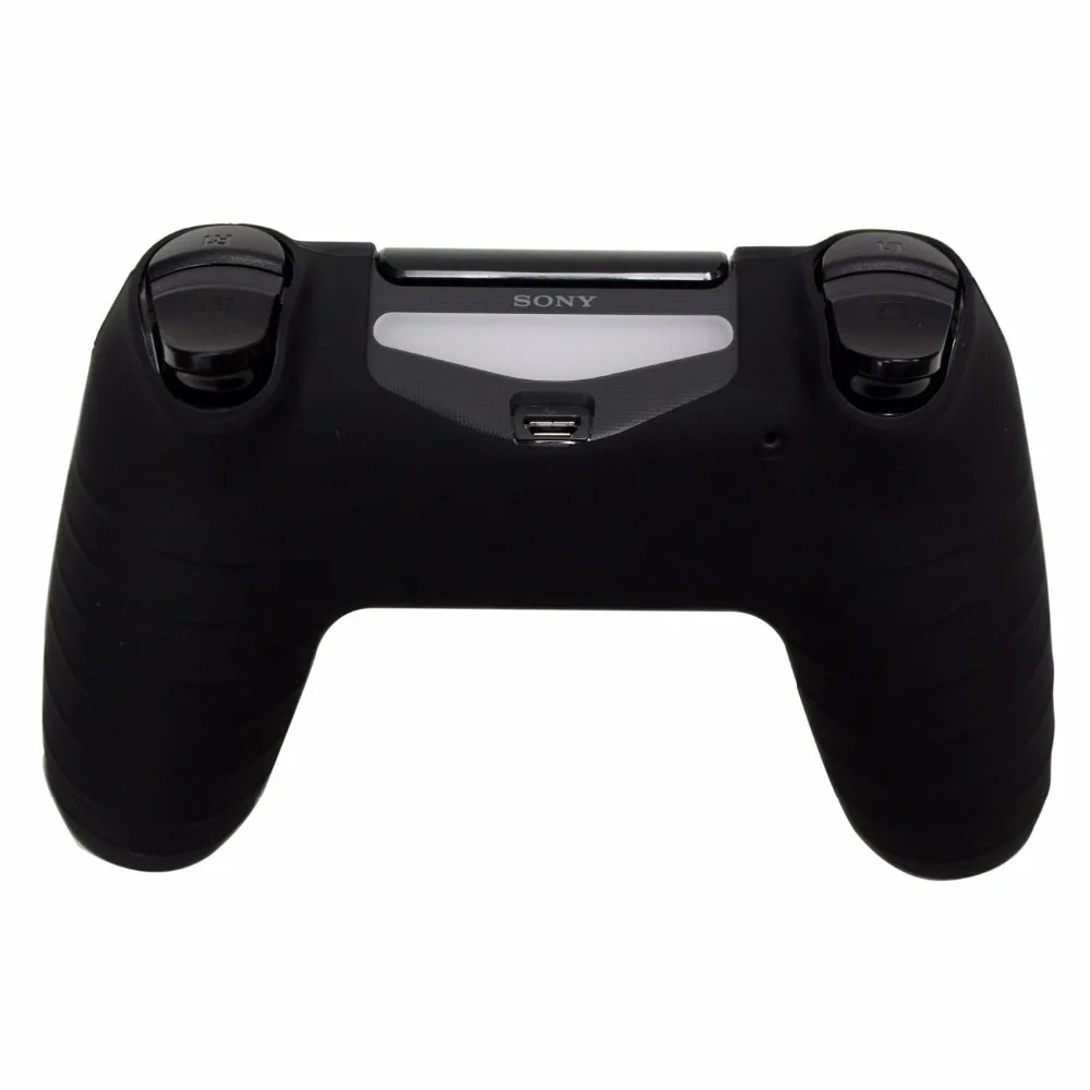 Унив. Игровой 2 в 1 мягкий силиконовый резиновый чехол для игровой станции Dualshock 4 PS4 DS4 Pro тонкий беспроводной контроллер кожа+ 2 ручки