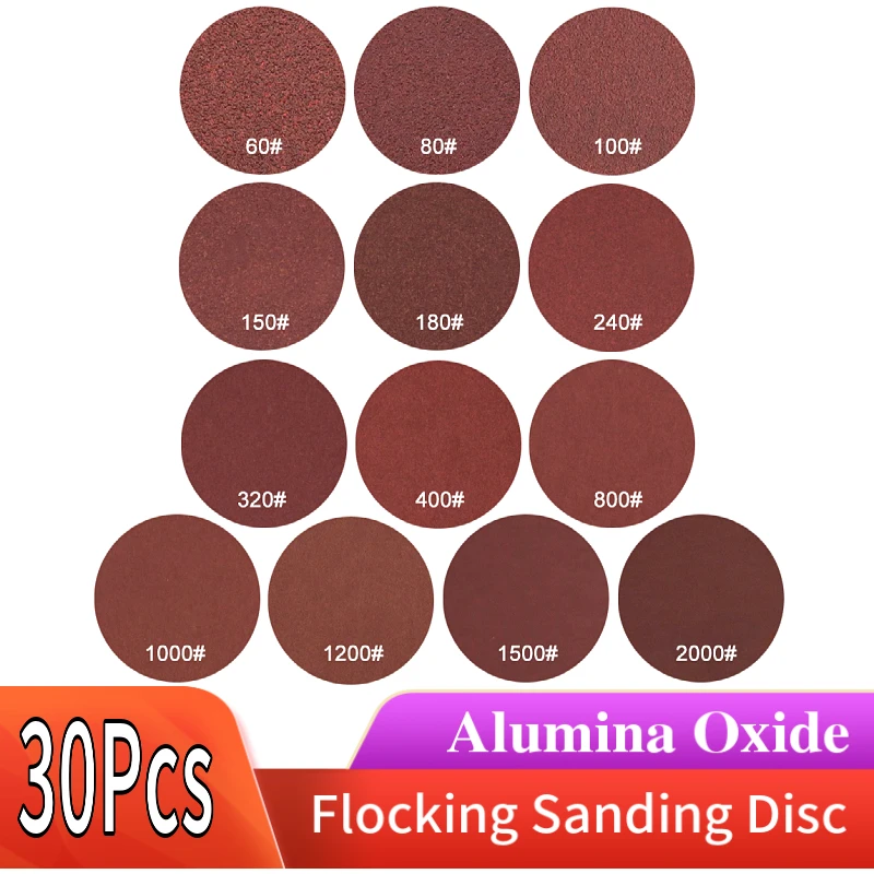 

20PCS 3 Inch Sanding Discs Hook Loop Orbital Sander Pad Headlight Restorations Sandpaper Backing Aluminum Oxide 40-2000Grit