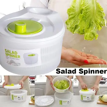 

Vegetable Dryer Salad Dehydrator Multifunctional Fruit Washing Basket Rotate Machine Water Vegetable Clean Basin With Kitch R2N3