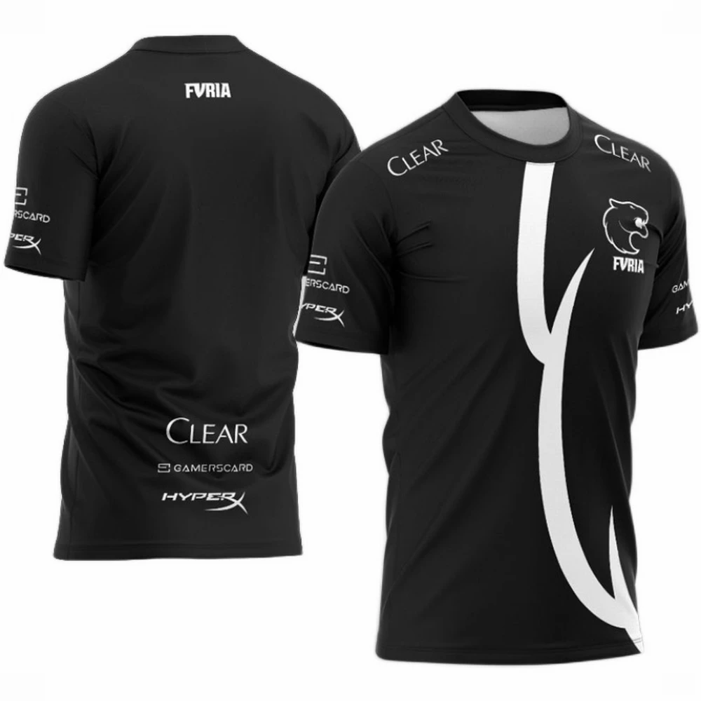 Camiseta De Equipe Furia Csgo E-sports, Camiseta Para Fãs De Yuurih ...