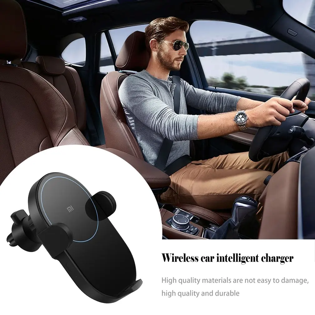 

Mobile Phone 20W Max Qi Wireless Car Charger Intelligent Infrared Sensor Fast Charging Car Phone Holder