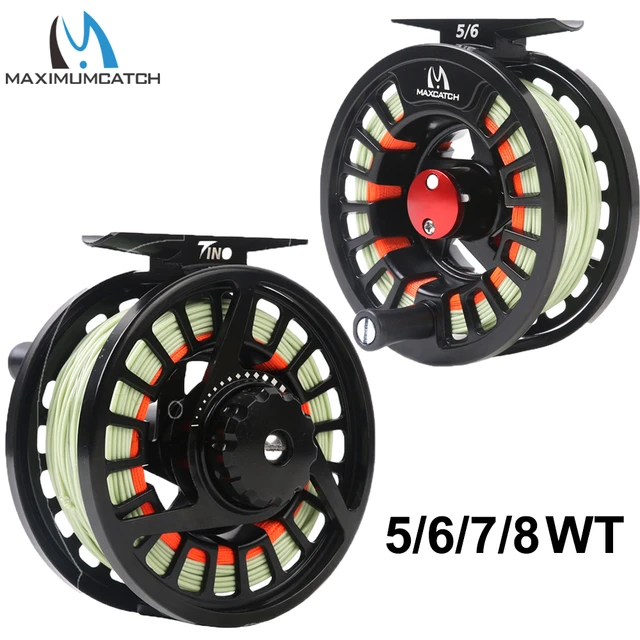 Maxcatch Die-casting Aluminum Fly Fishing Reel Pre-Loaded with Fly