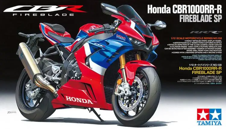 1/12 Tamiya Сборная модель мотоцикла HONDA CBR1000RR-R Fireblade коллекция SP пластиковые