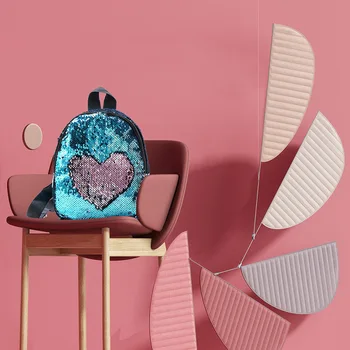 

Women Backpacks Sequin Laser Student School Bag Cartoon Fish Tail Cute Knapsack Cute Small Backpacks Leisure Student Schoolbag