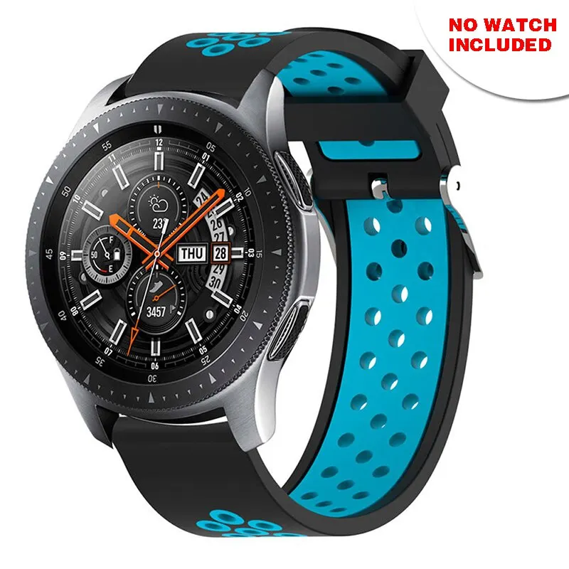Mayitr Fashion Colorful Replacement Silicone Sport Wrist Band Strap for Samsung Galaxy Watch 42mm/46mm Bracelet Watchband Hot