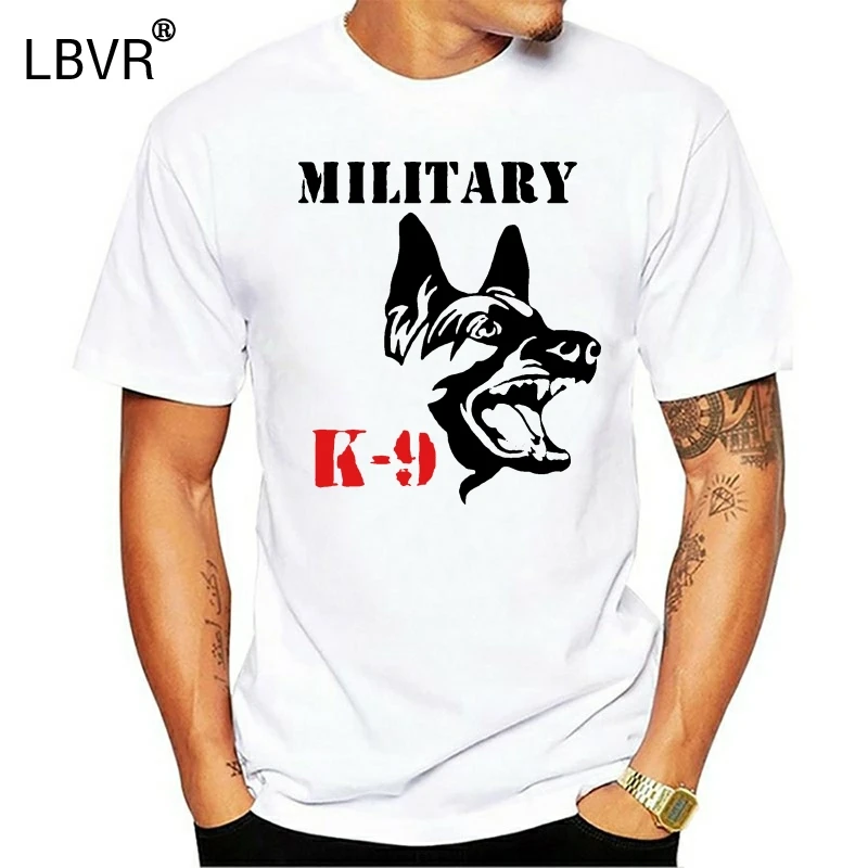 O Neck Sunlight Men T Shirt Military K9 T Shirt Summer Casual ManT