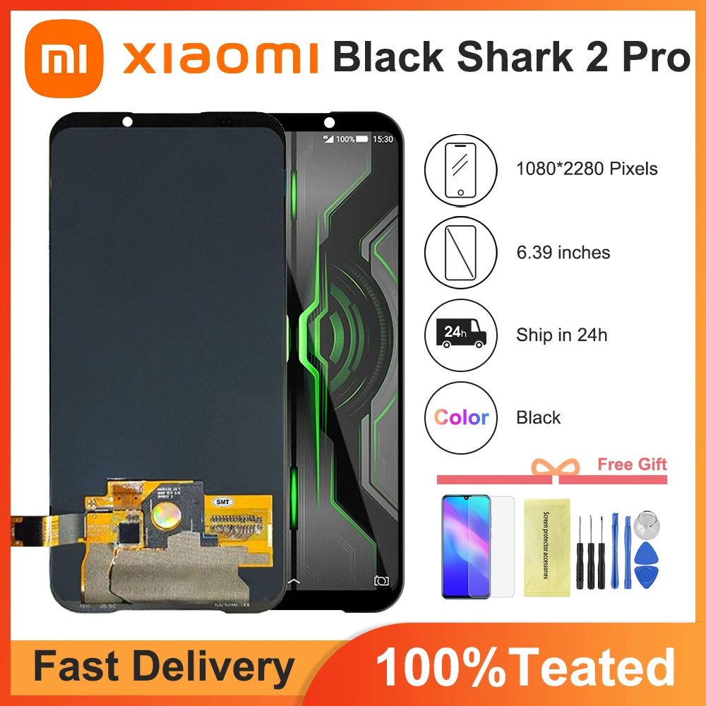 6.39'' Super Amoled For Xiaomi Black Shark 2 Pro Lcd Display Touch Screen  Digitizer Assembly Dlt-a0 Skw-h0 Skw-a0 Lcd Display - Mobile Phone Lcd  Screens - AliExpress