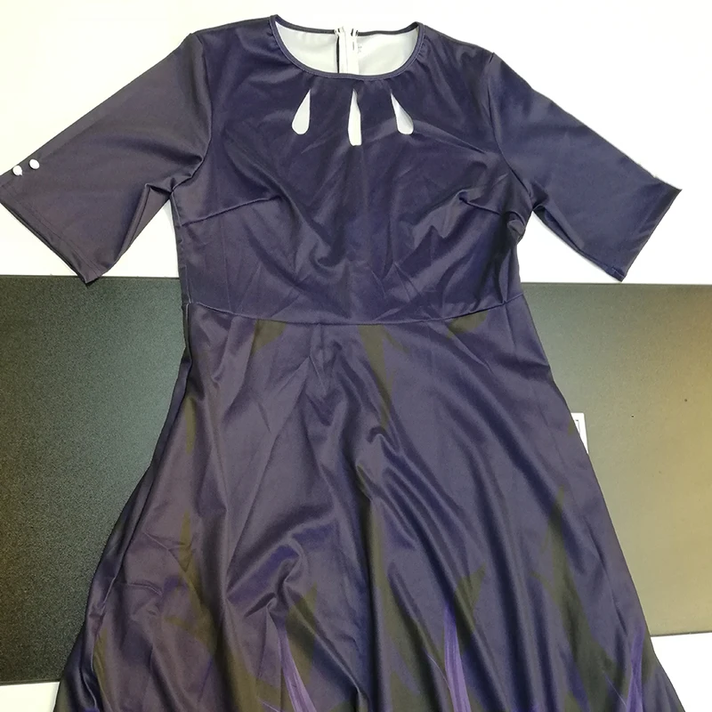 Винтажное Макси-платье фиолетового цвета с цветочным принтом, женское Ретро летнее повседневное офисное платье, туника с высокой талией, Африканское женское вечернее длинное платье