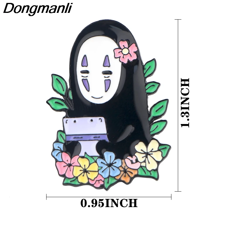 P4214 Dongmanli аниме призрак эмалированные булавки и броши для женщин модные нагрудные