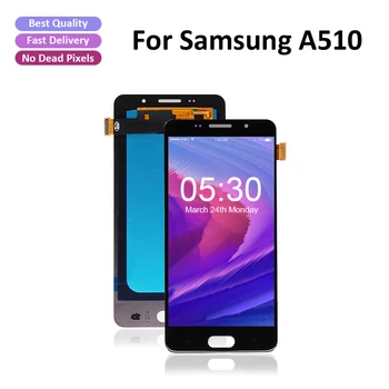 

10pcs OLED For Samsung A5 2016 A510 LCD Display Touch Screen Digitizer Assembly Panel A5 2016 A510 Screen LCD Display Pantalla