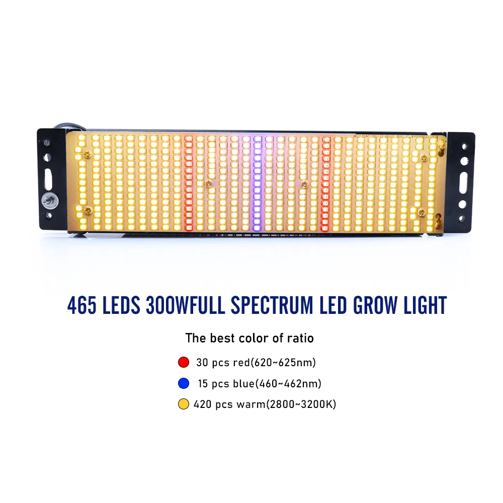 Warm LED Grow Light para velocidade crescente,