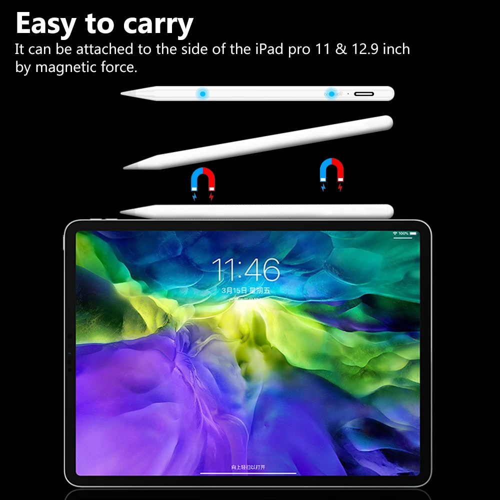 Ручка карандаш GOOJODOQ универсальная для iPad 2018 Air 2 Pro 11 12 9|Стилусы планшетов| |