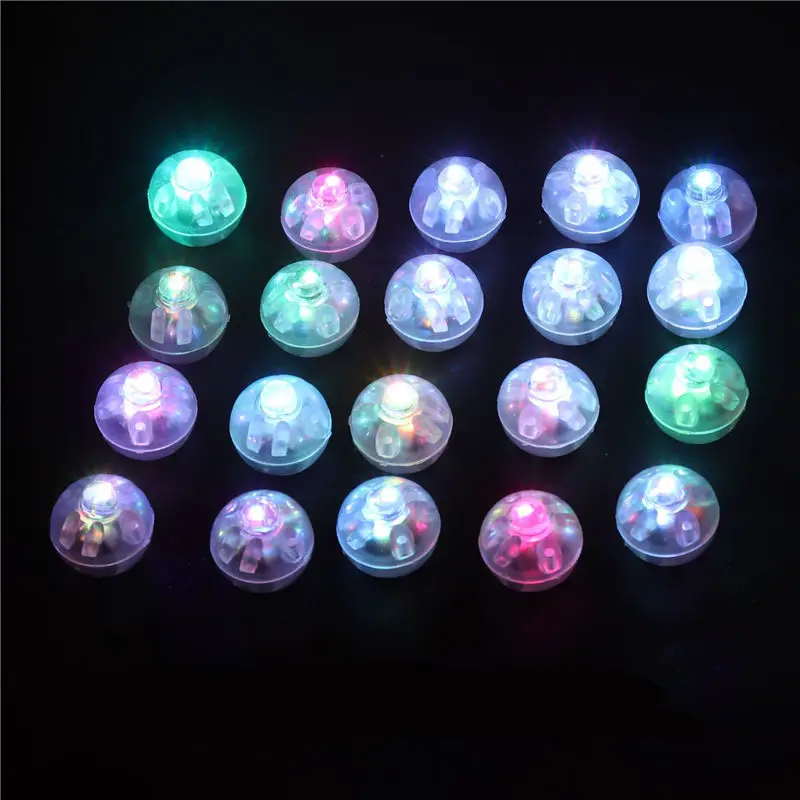 

10Pcs Round Flash Ball LED Balloon Lights Mini Flash Luminous Lamps for Lantern Bar Christmas Wedding Party Decoration Lights