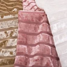 KA10 ребристая бархатная эластичная трикотажная ткань для шитья платья осенью и зимой 45*160 см/шт