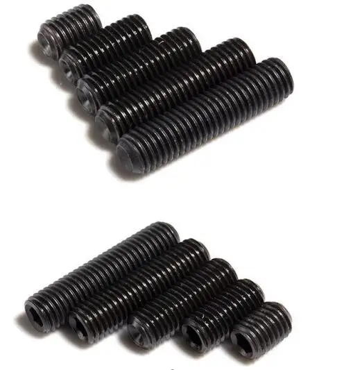 

6300Pcs M3*2 M3x2 6300Pcs M3*2.5 M3x2.5 12.9 Grade Carbon Steel DIN916 Allen Head Hex Hexagon Socket Grub Cup Point Set Screw