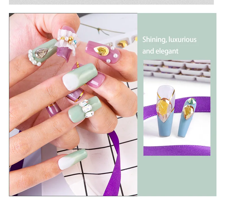 Description Picture 6 of itemAstrobox K9 Drop Diamond Arc-Shaped Carving Crystal Sew On Rhinestone стразы Glass Nail Art Stone DIY Clothing & Accessories