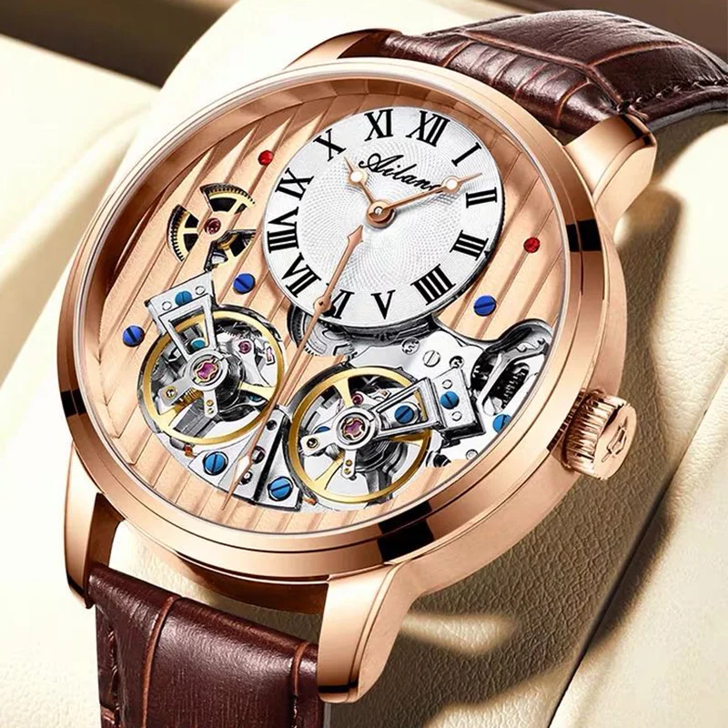 Ailang new authentic watch black technology famous mechanical watch