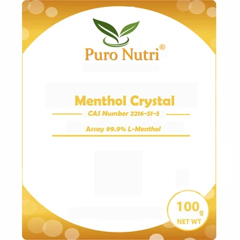 

100% Pure Natural Menthol Crystals 2216-51-5 99.9% L-Menthol