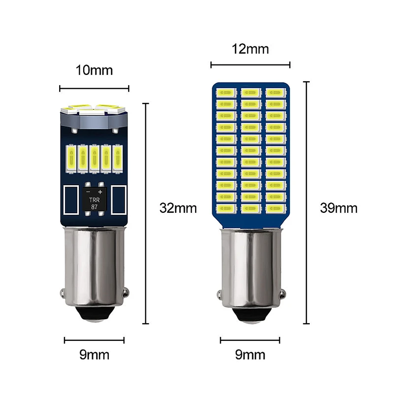 10x T10 W5W BA9S T2W T3W H5W T4W светодиодный лампы внутренняя Лицензия плиты светильник s C5W