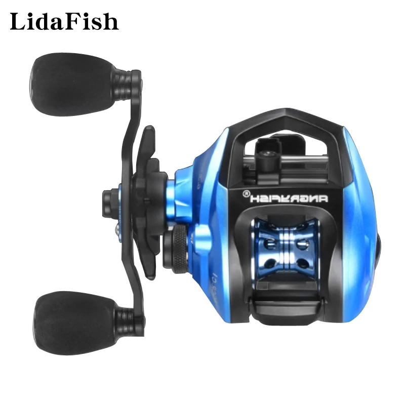 

LIDAFISH 7+1BB High-strength Metal Spool Baitcasting Fishing Reel Magnetic Brake System High-speed Carp 6.3:1 Fishing Wheel