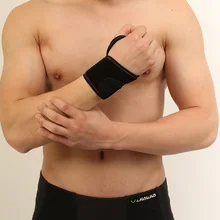 Стильные и удобные спортивные Напульсники, надавливающие, для фитнеса, сплошной цвет, защита на запястье, баскетбольный волан, волейба