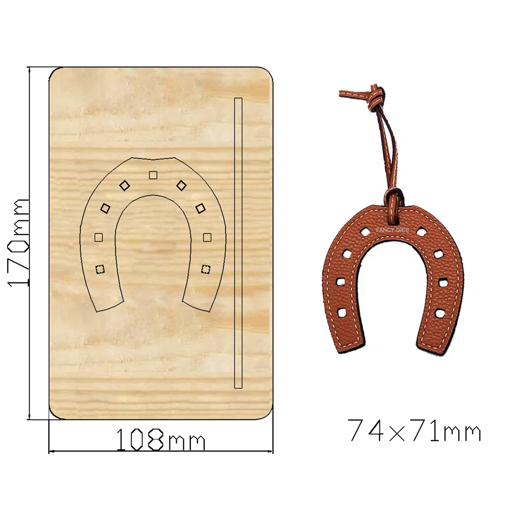 2022 U 자형 말굽 보석 펜던트 절단 다이, 목재 다이, 일반 다이 절단기에 적합, 시장