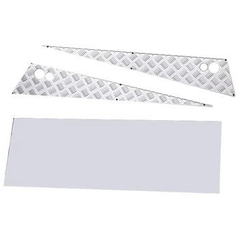 

Decoration Stainless Steel Car Hood Sticker Anti-Skid Plate Board for 1/10 TRAXXAS AMG 88096-4 TRX6 G63 TRX4 G500 RC Car Parts