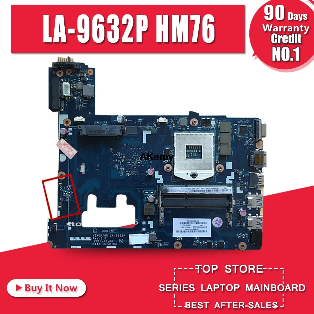 

VIWGP/GR LA-9632P laptop motherboard for Lenovo G500 motherboard la-9632p motherboard HM76 DDR3 Test motherboard
