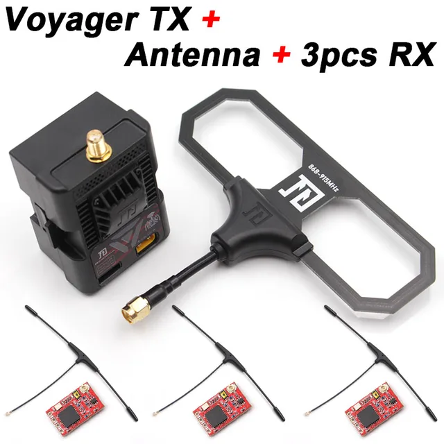 Namimno 915 Voyager TX + 3x RX ExpressLRS ELRS + Loop Ettin Axe Antenna