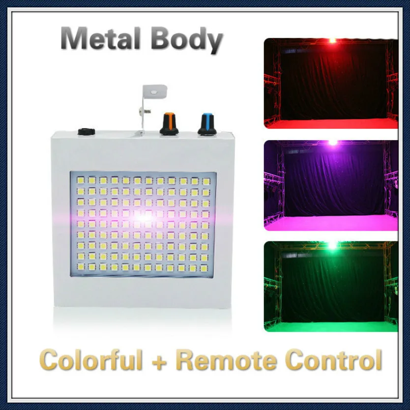 Стробоскопическая Лампа RGB 108 светодиодный мини-стробоскосветильник