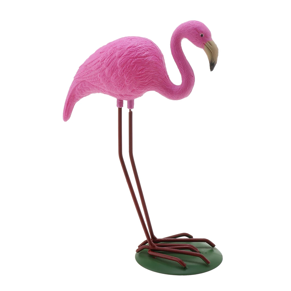 21.5 x 30cm Rose Red Look Up/Down Plastic Flamingo Yard Garden Lawn Decor Flamingo Yard Garden Lawn Ornaments Decor 