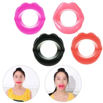 

Silicone Rubber Face Lifting Lip Trainer Mouth Muscle Tightener Face Massage Exerciser Anti Wrinkle Lip Exercise Mouthpiece Tool
