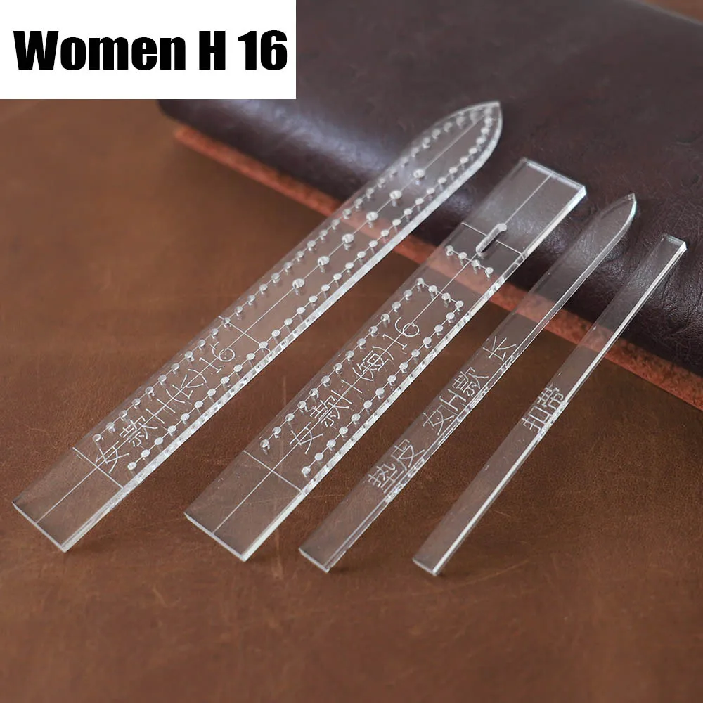 Leather Craft Transparent Acrylic Watch Strap Template - DIY Supplies