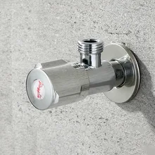 От производителя треугольный клапан медный сердечник Быстрое открытие 4 точки толстый взрывозащищенный большой поток камера горшок воды Hea