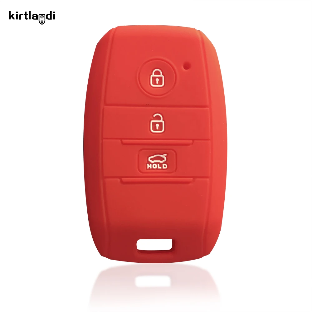 Key Case Cover Silicone Key Cover Case Holder Keychain for Kia Rio 3 Sportage 3 4 Ceed Optima Sorento XM FL Cerato KX K2 K3 K4 K5 Soul Sorento key case cover key case keychain holder