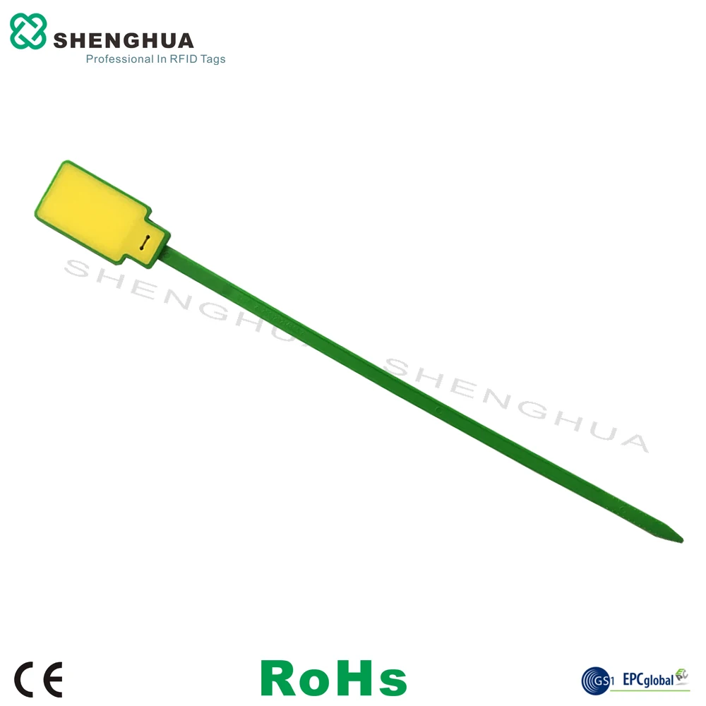 10 шт./упак. метка Диапазона UHF RFID пассивный пластиковый хомутик тег длинный кабель Стикеры Водонепроницаемый большой дальности для крупногабаритной таре для отслеживания безопасности