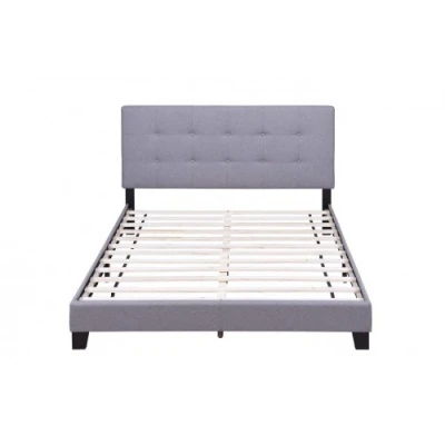 

Upholstered Platform Bed Frame Mattress Foundation with Wooden furniture bedroom furniture bed frame queen bed frame wooden bed
