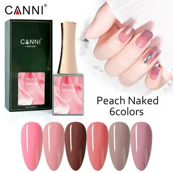 

Canni New 16ml Nail Gel Polish peach Pink Series Nail Gel Polish Nature Pink Color UV/LED Nail Art Gel Painting Gel Polish