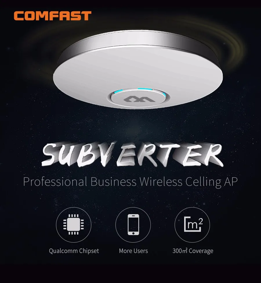 48 в POE, 3 шт., COMFAST 300 Мбит/с Крытый WiFi беспроводной AP 802.11b/g/n открытый DD WRT wi fi точка доступа удлиннитель маршрутизатора