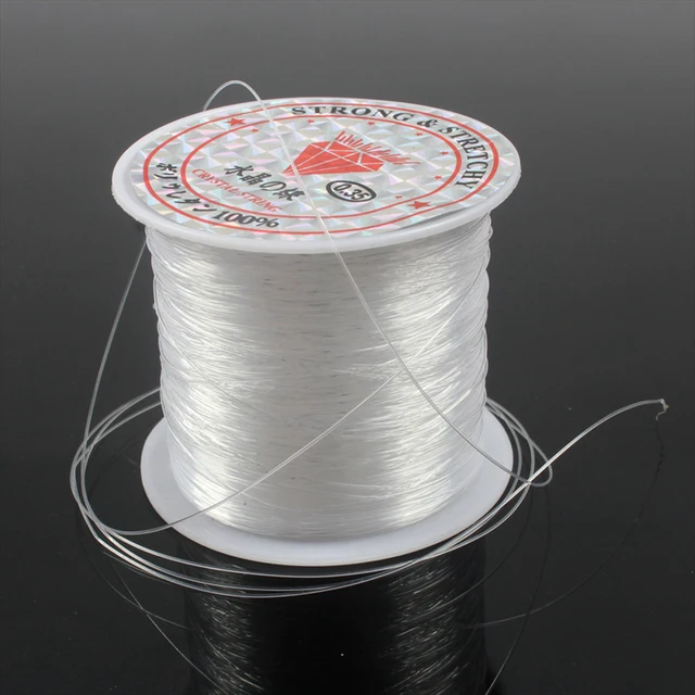 Fil De Pêche Tressé En Nylon Transparent Avec Revêtement En Fluorocarbone Résistant à L'abrasion, Solide, Durable, Robuste, Invisible Dans L'eau (13 Kg) / 0,30 Mm – 300 M