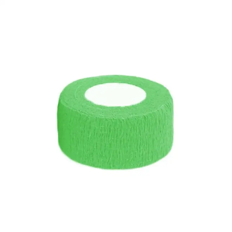 Эластичный хлопок рулон клейкая лента 5 см* 5 см спортивная мышечная лента повязка уход кинезиологическая лента для первой помощи мышечная травма поддержка - Цвет: Зеленый