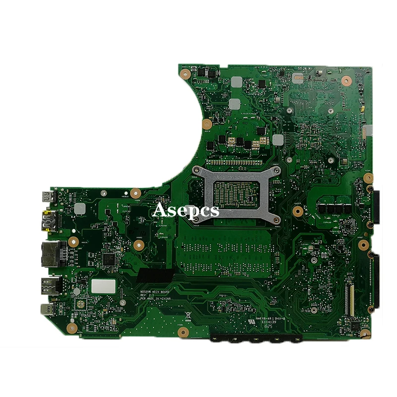  N552VW Laptop motherboard for ASUS VivoBook Pro N552VW N552VX original mainboard HM170 I7-6700HQ GT