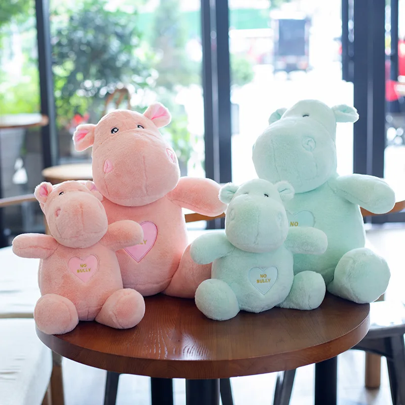 

Kawaii Hippo Plush Dolls Stuffed Soft Down Cotton Animal Pillow Cute Toy Birthday Christmas Gift For Children Kid