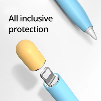 

Stylus Pen Protective Cover For Apple Pencil Case Pencil Case Tablet Touch Stylus Pen Protective Cover Pouch Soft Silicone Case